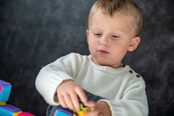 portrait of child two years old