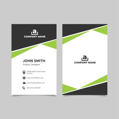 Simple design business card template