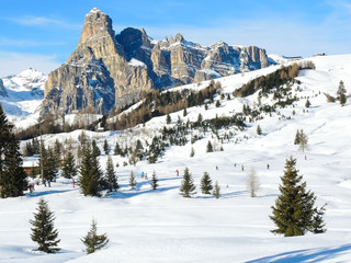 Das einzigartige Skigebiet von La Villa bei Alta Badia in den Dolomiten ist als Familienskigebeit...