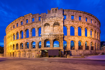 Coliseum in Pula, Croatia.