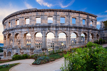 Coliseum in Pula, Croatia.
