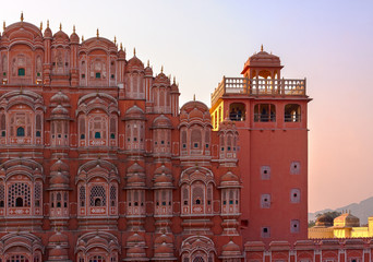 Hawa Mahal palace (Palace of the Winds) in Jaipur, Rajasthan , India