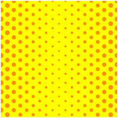 Pop art background in retro comic style with halftone dotted design. Retro wallpaper. Vector illustration.