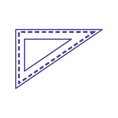 rule school supply isolated icon