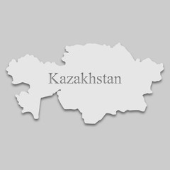 map of Kazakhstan