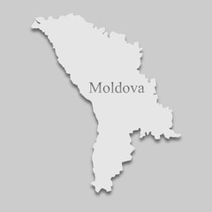 map of Moldova