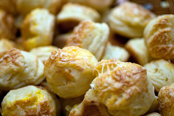 Close up shot of fresh scones
