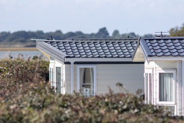 Static caravan holiday home
