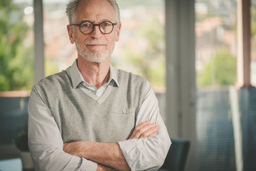 Portrait of senior businessman