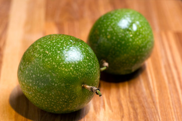 Exotic passion fruit, still life on the market