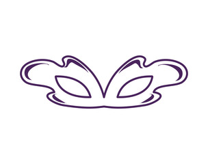 mardi gras celebration mask icon