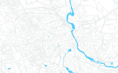 Fototapeta na wymiar Linkoping, Sweden bright vector map