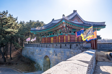 Obraz premium Kwangseongbo Fortress is a military defense facility in the Joseon Dynasty.