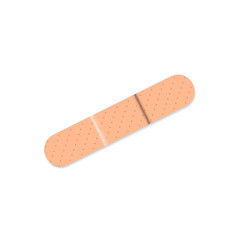 Vector illustration of band aids.