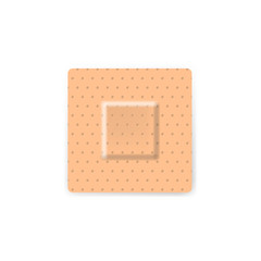 Vector illustration of band aids.
