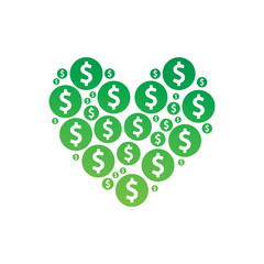 Money vector icon illustration design