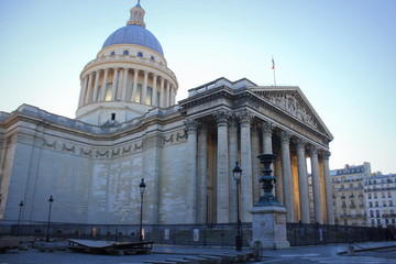 Historic Pantheon in the Quartier Latin district in Paris, France