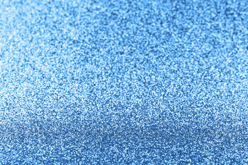 blue glittering background with copy space