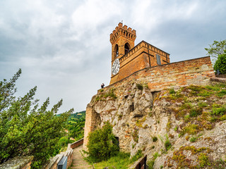 Brisighella, Ravenna, Emilia Romagna, Italy: The Clock Tower. The fortress, The Clock Tower and...