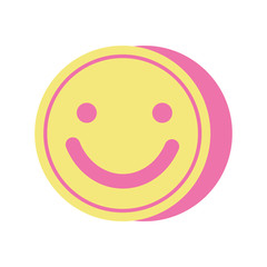 face smile happy isolated icon