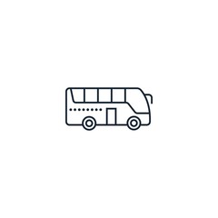 Bus creative icon. From Transport icons collection. Isolated Bus sign on white background