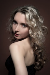 Naklejka premium beautiful girl