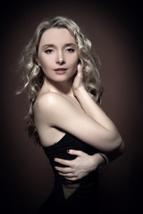 Naklejka premium beautiful girl