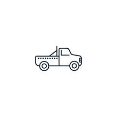 Pickup creative icon. From Transport icons collection. Isolated Pickup sign on white background
