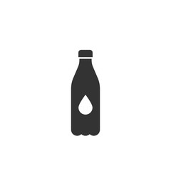 bottle icon, symbol design template. Vector