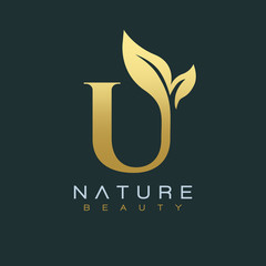 Letter U Luxury Letter Logo Design Vector Icon © Hamdesain