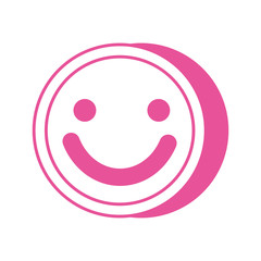 Fototapeta premium face smile happy isolated icon