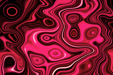 Abstract background of pink color from waves and circles