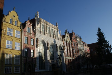Fototapeta na wymiar Fabulous city of Gdansk in Poland