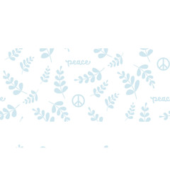 Peace elements seamless pattern background.