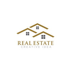Real Estate Logo Design Vector