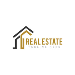 Real Estate Logo Design Vector