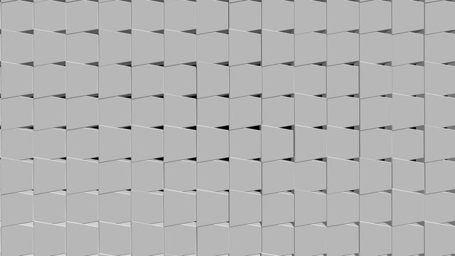 3d renderin of cube shape change for background