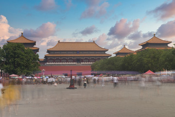 exterior of the Forbidden City in Beijing. China