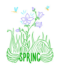 concept of the arrival of spring