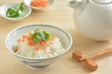 お茶漬け　サケ
