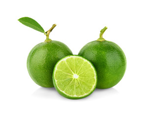 Lime isolated on white background