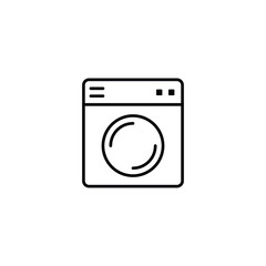 washing machine icon. line style icon