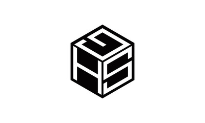 GHS cube logo letter