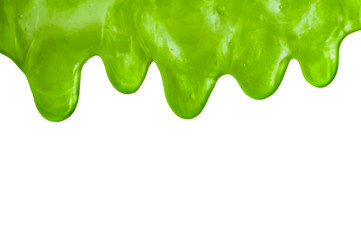 slime flows goo blot isolated