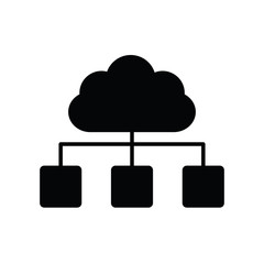 cloud connection icon. smart devices icon