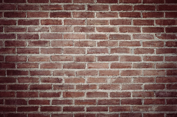 red brick wall background