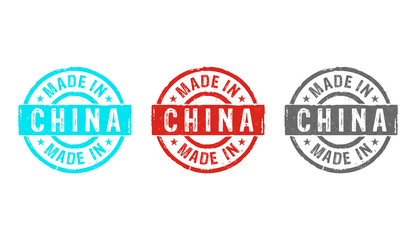 Made in China stamp and stamping
