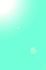 Aqua Menthe Lens Flare Background