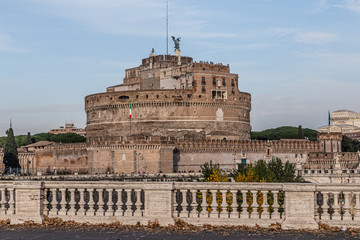 Saint Angelo Castle in Rome, Italy
