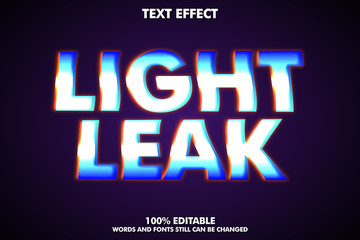 Glitch text effect for modern banner